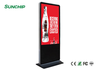 Piso de la talla 65 estupenda” que coloca la exhibición de la publicidad del LCD interactiva para el supermercado/la alameda